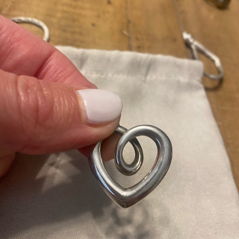 James Avery Retired Heart Strings Pendant - image 4